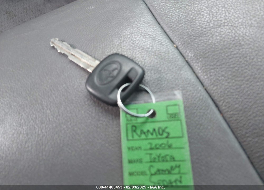 2006 TOYOTA CAMRY LE VIN: 4T1BE32K56U731496