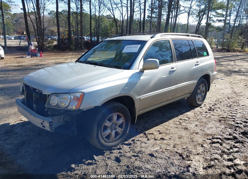 2003 TOYOTA HIGHLANDER V6 VIN: JTEGF21A930082357