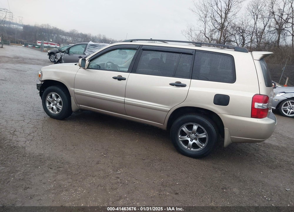 2006 TOYOTA HIGHLANDER V6 VIN: JTEEP21A360160818