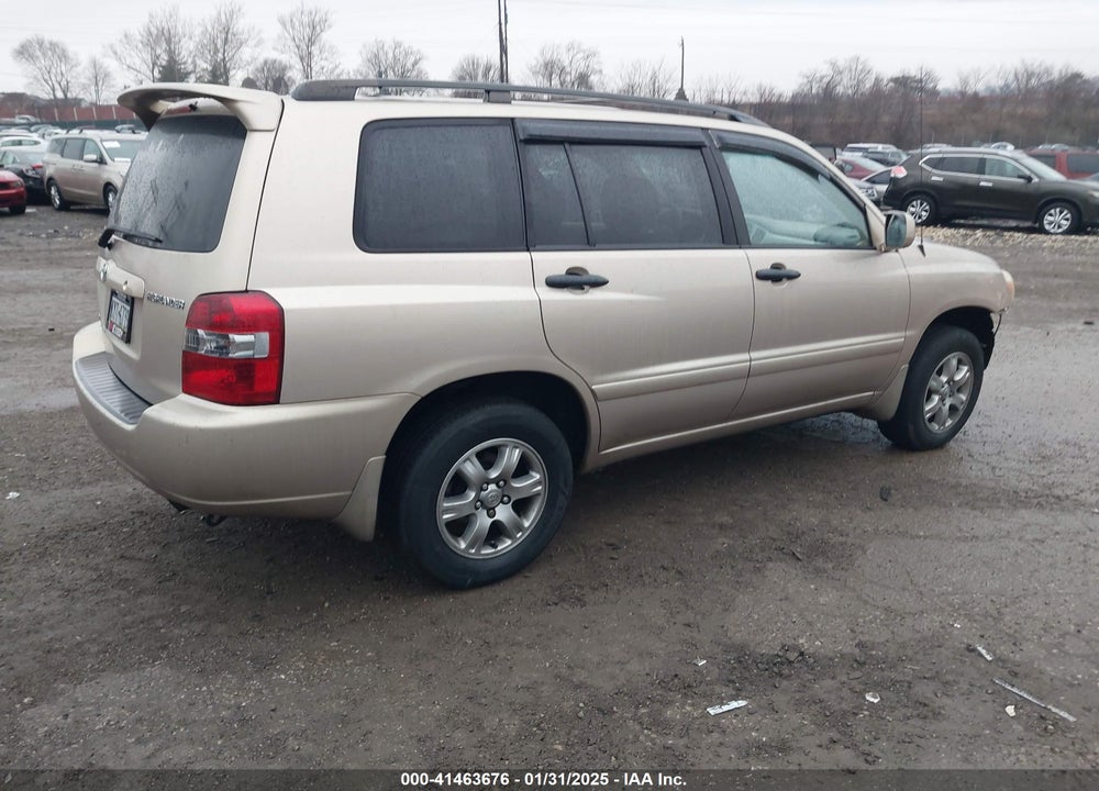 2006 TOYOTA HIGHLANDER V6 VIN: JTEEP21A360160818