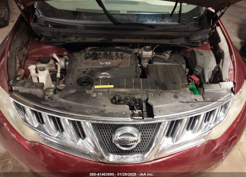 2009 NISSAN MURANO S VIN: JN8AZ18W99W106731