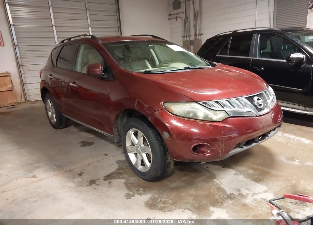 2009 NISSAN MURANO S VIN: JN8AZ18W99W106731