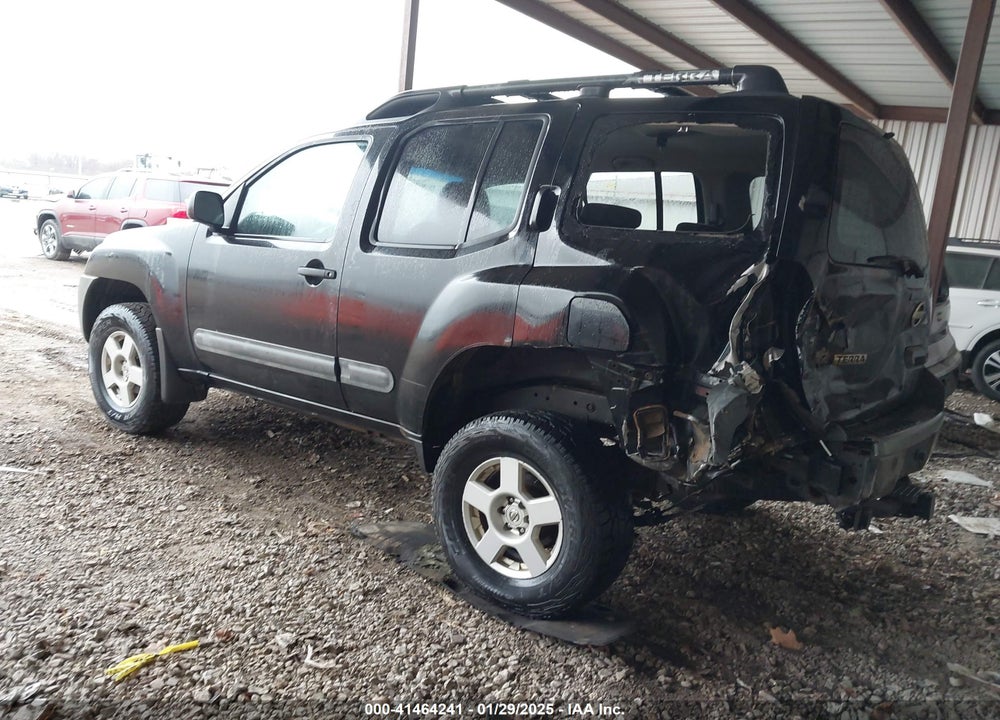 2005 NISSAN XTERRA S VIN: 5N1AN08W65C628712