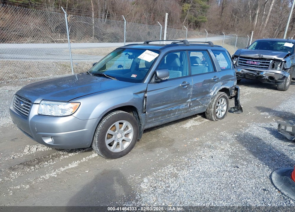 2007 SUBARU FORESTER VIN: JF1SG65647H701713