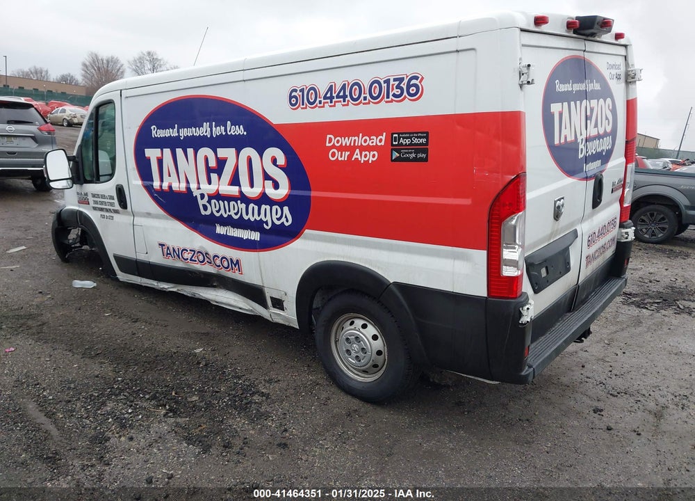 2021 RAM PROMASTER 3500 VIN: 3C6MRVWGXME582315