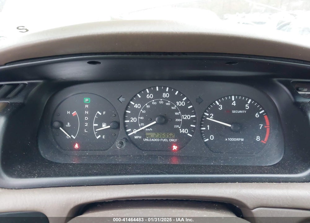 1998 TOYOTA CAMRY XLE V6 VIN: JT2BF28K7W0116628