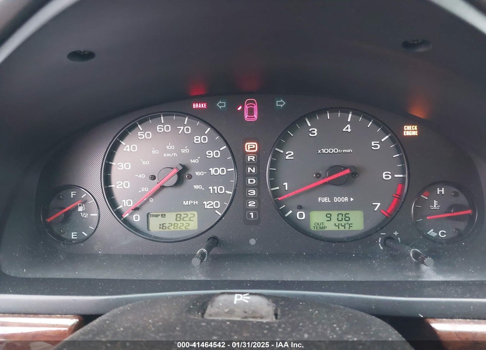 2002 SUBARU OUTBACK VIN: 4S3BE686927205705