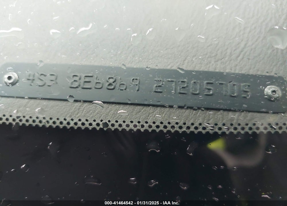 2002 SUBARU OUTBACK VIN: 4S3BE686927205705