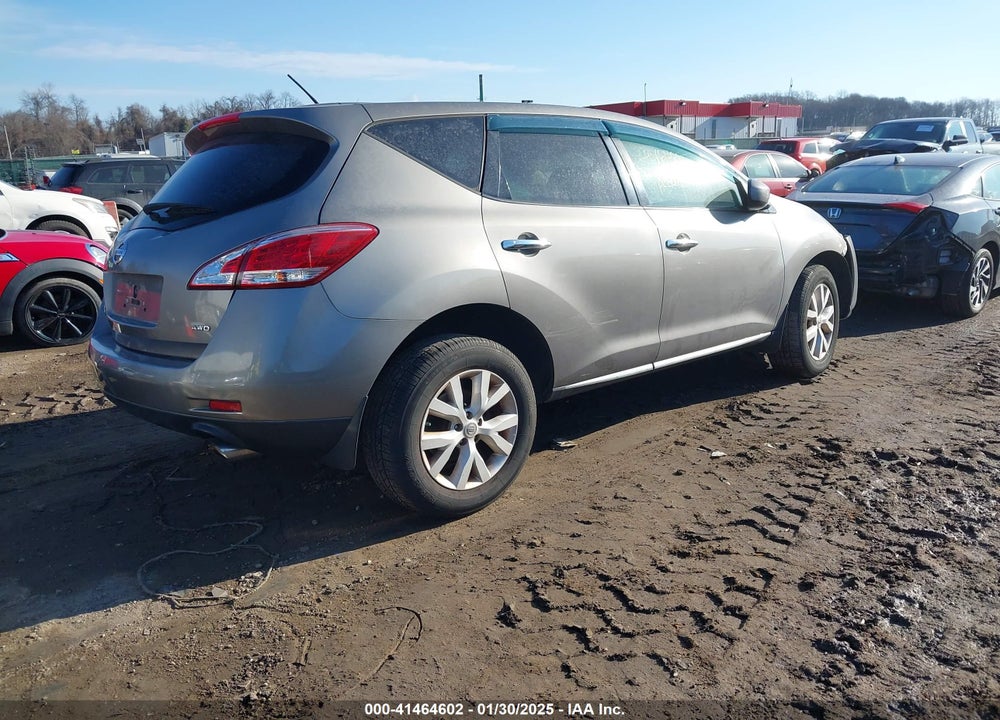 2012 NISSAN MURANO S VIN: JN8AZ1MW5CW224224