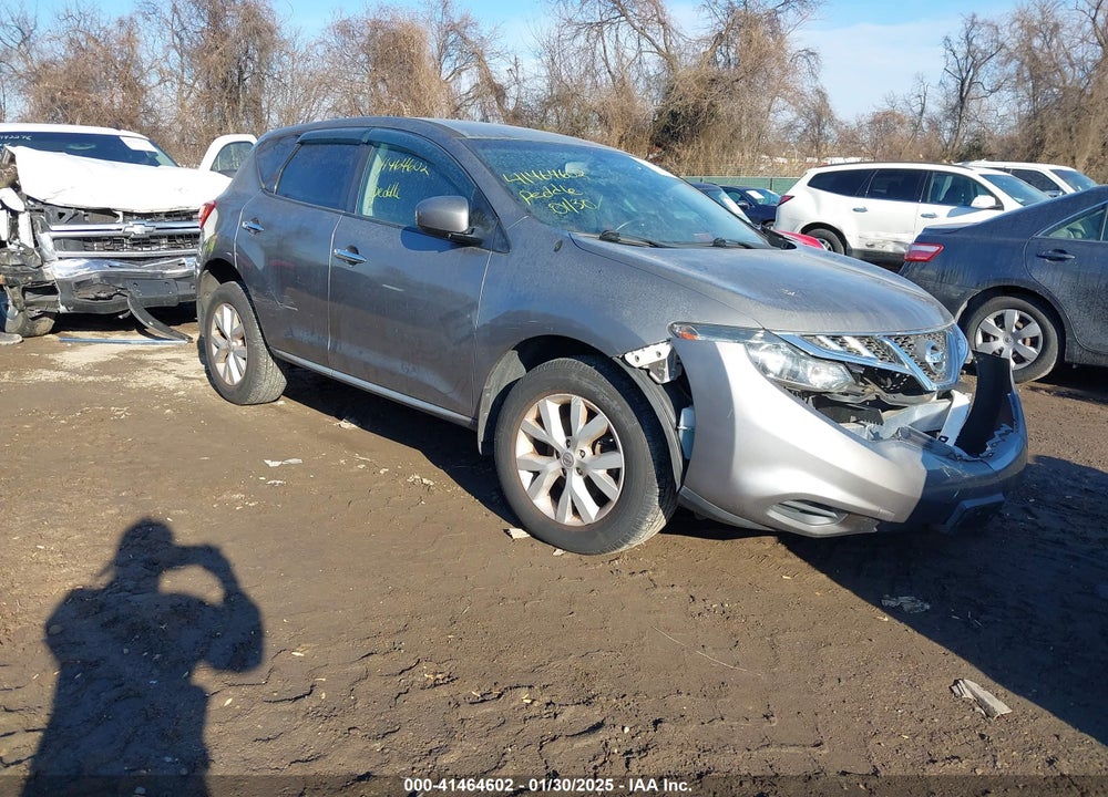 2012 NISSAN MURANO S VIN: JN8AZ1MW5CW224224