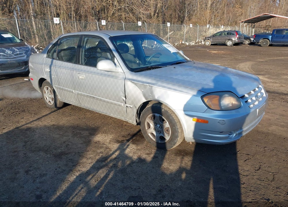 2004 HYUNDAI ACCENT GL VIN: KMHCG45C24U551950