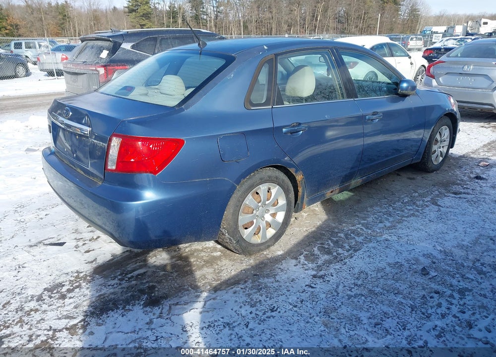 2009 SUBARU IMPREZA VIN: JF1GE61689G507633