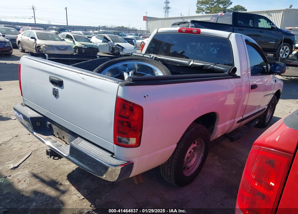 2005 DODGE RAM 1500 ST VIN: 1D7HA16N85J536663