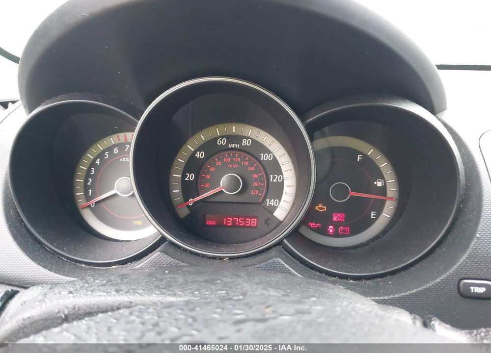 2010 KIA FORTE VIN: KNAFU4A23A5058787