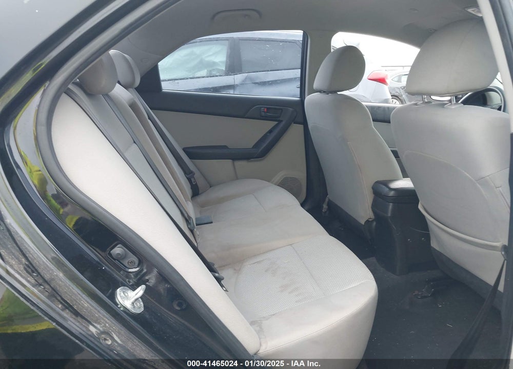 2010 KIA FORTE VIN: KNAFU4A23A5058787