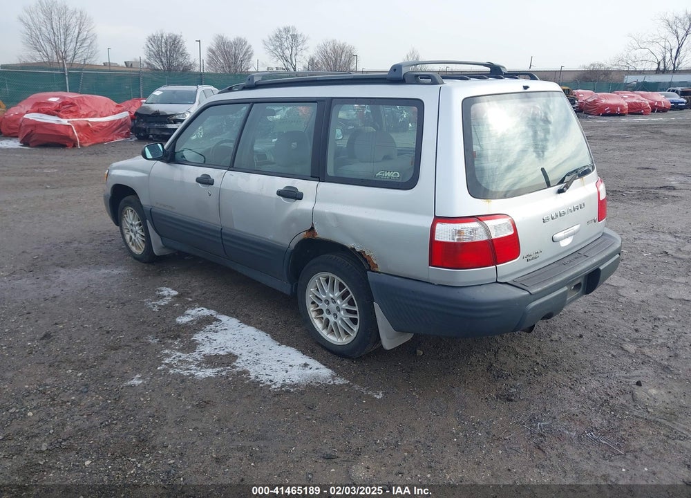 2002 SUBARU FORESTER L VIN: JF1SF63592G745864