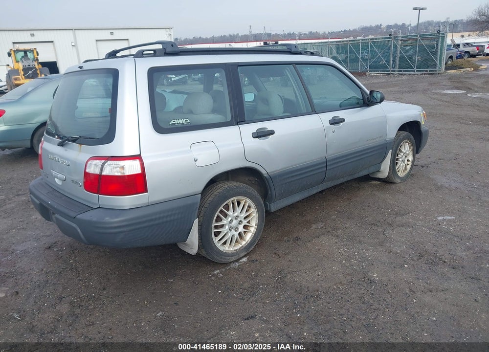 2002 SUBARU FORESTER L VIN: JF1SF63592G745864