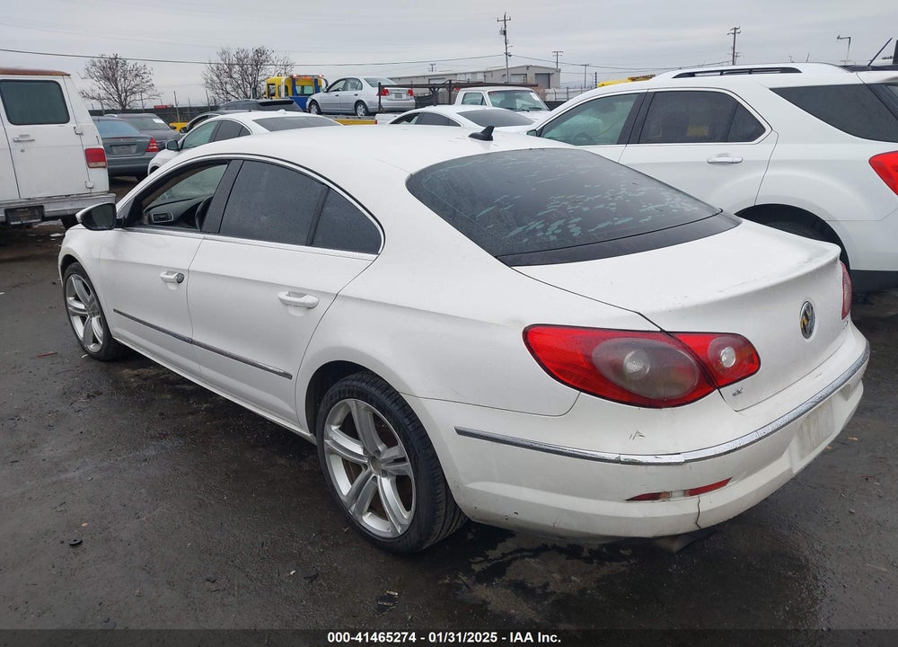 2012 VOLKSWAGEN CC VIN: WVWMP7AN1CE538584