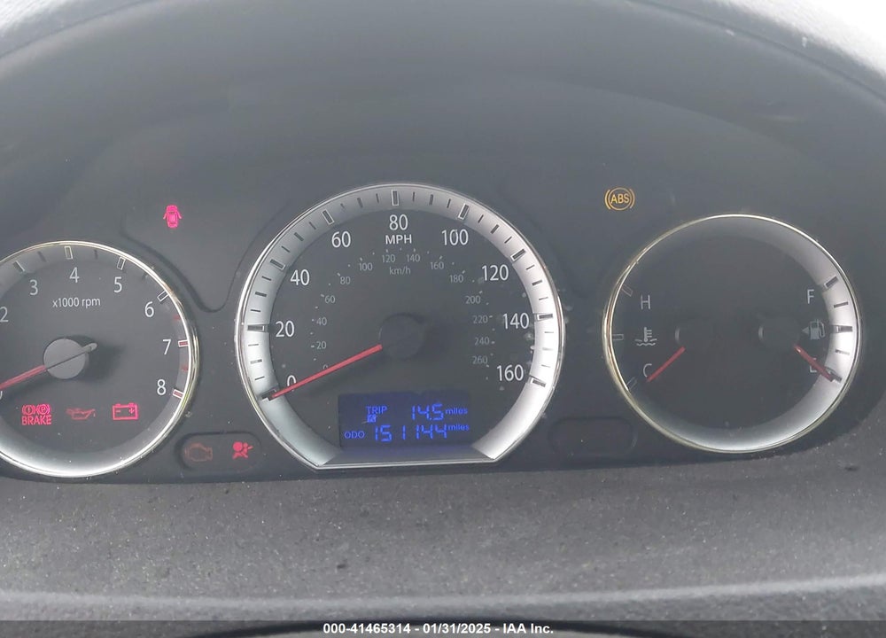 2009 HYUNDAI SONATA GLS VIN: 5NPET46C49H490948