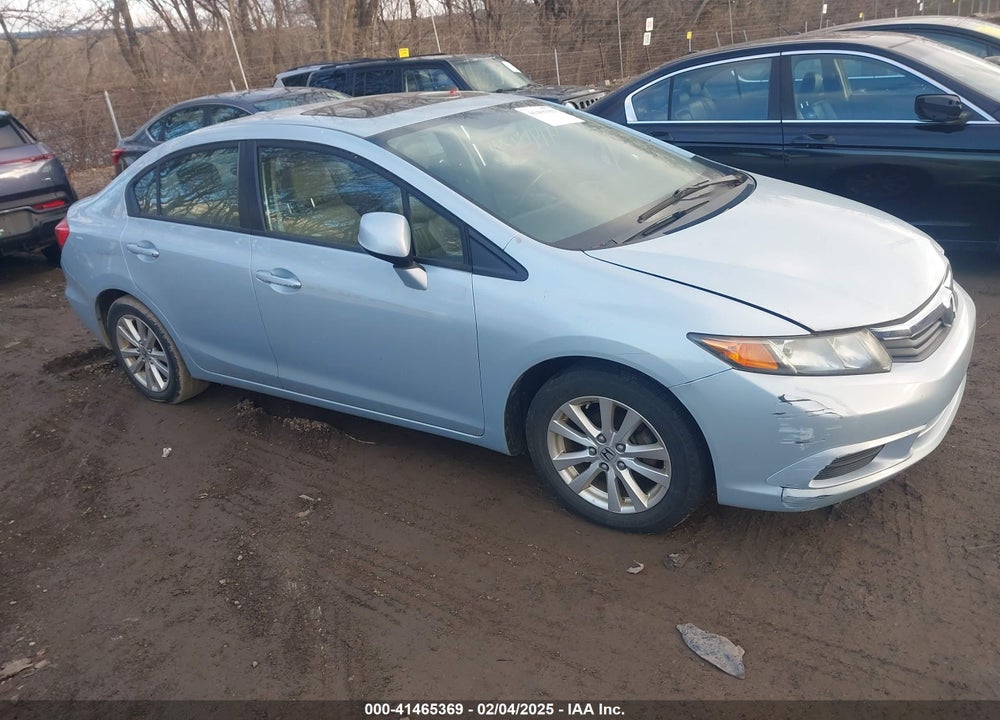 2012 HONDA CIVIC EX-L VIN: 19XFB2F93CE011589
