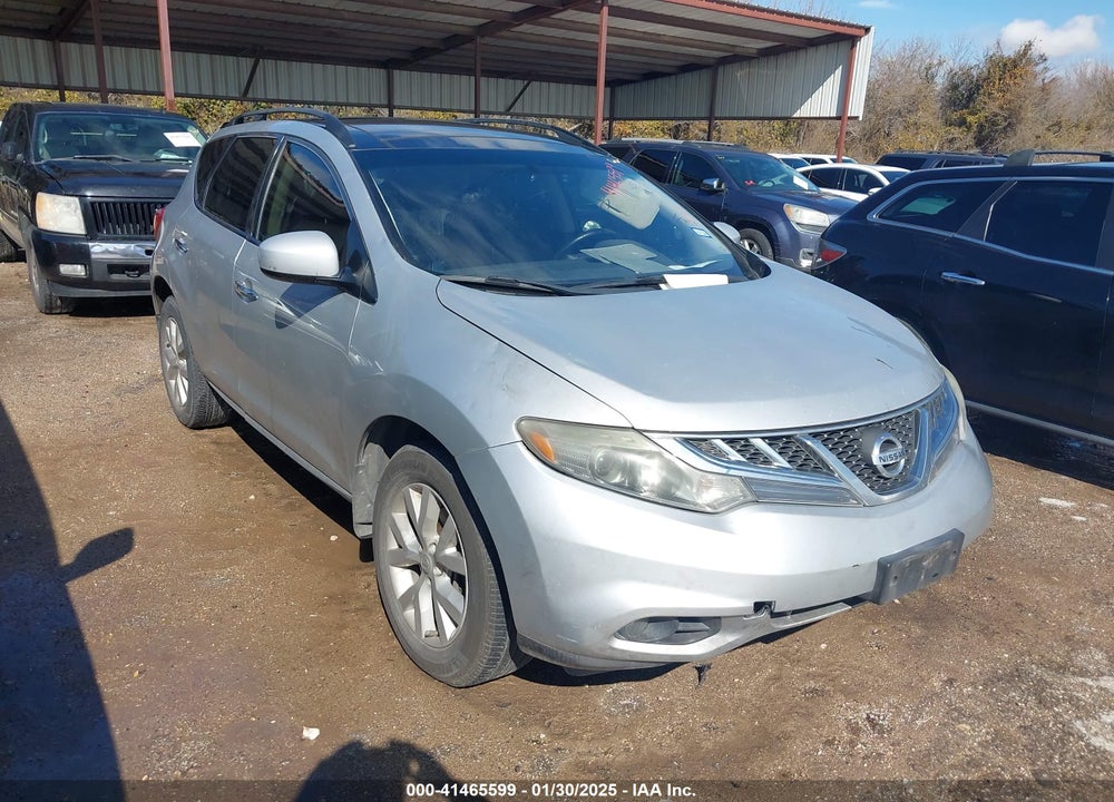 2013 NISSAN MURANO SL VIN: JN8AZ1MU5DW205852