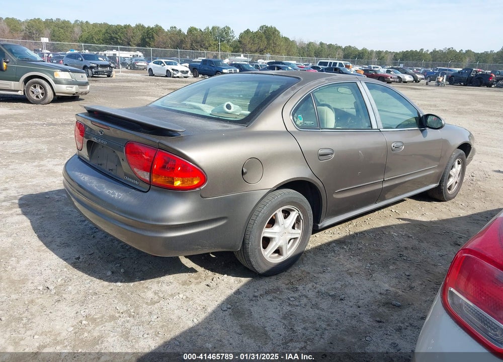 2002 OLDSMOBILE ALERO GL1 VIN: 1G3NL52E82C172314