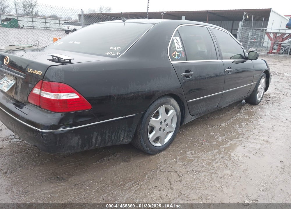 2004 LEXUS LS 430 VIN: JTHBN36F340143813