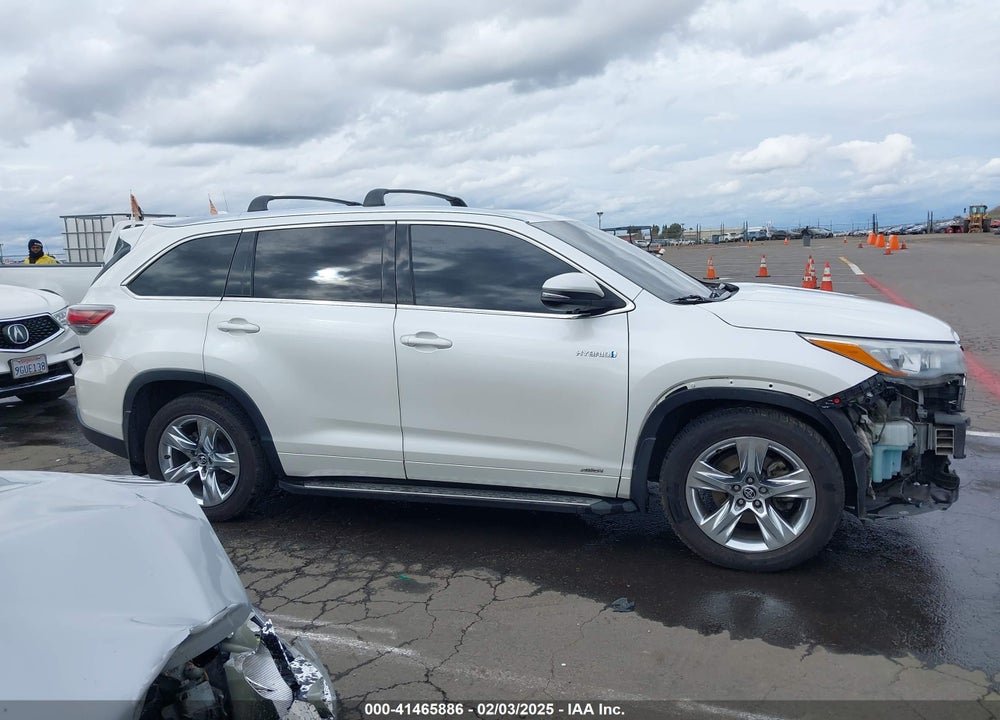 2016 TOYOTA HIGHLANDER HYBRID LIMITED VIN: 5TDDCRFH1GS015205