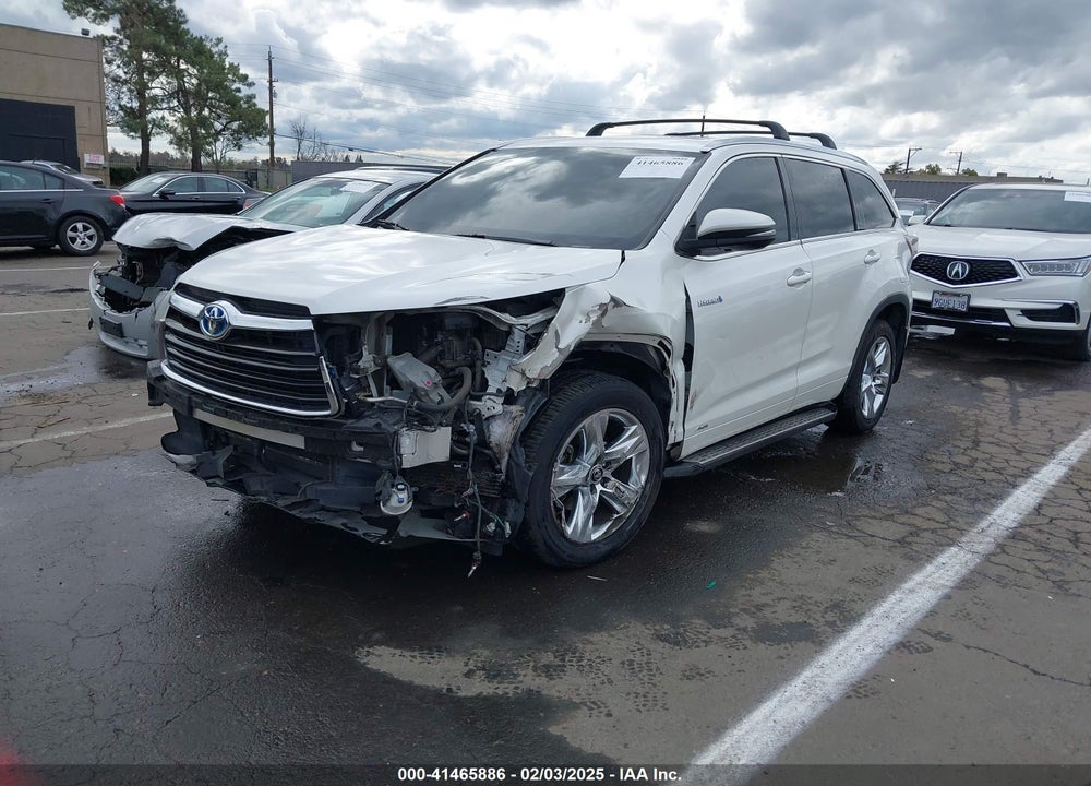 2016 TOYOTA HIGHLANDER HYBRID LIMITED VIN: 5TDDCRFH1GS015205
