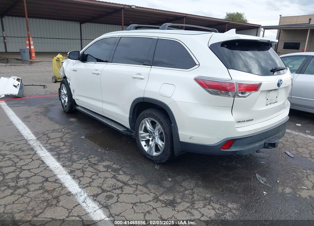 2016 TOYOTA HIGHLANDER HYBRID LIMITED VIN: 5TDDCRFH1GS015205