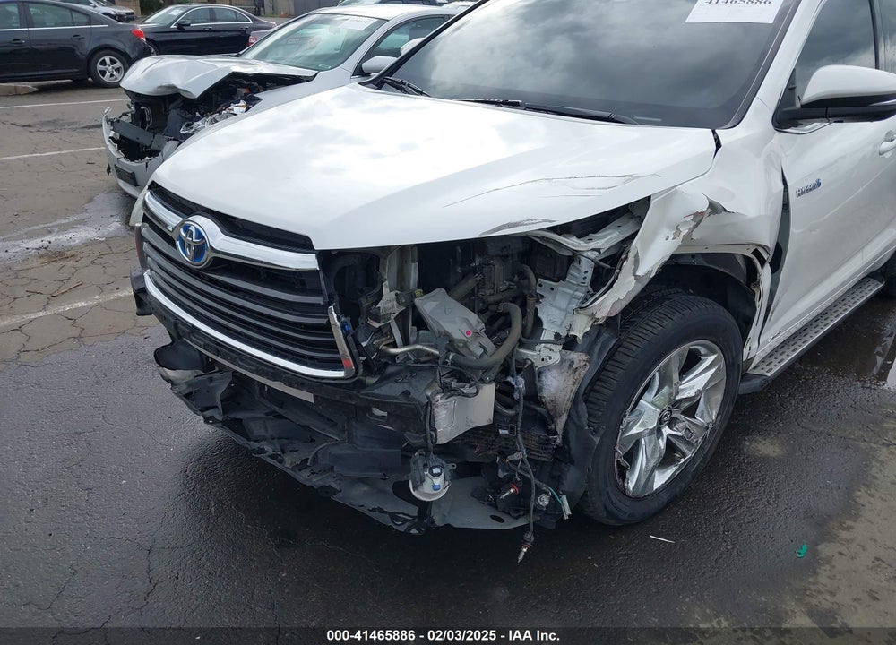2016 TOYOTA HIGHLANDER HYBRID LIMITED VIN: 5TDDCRFH1GS015205