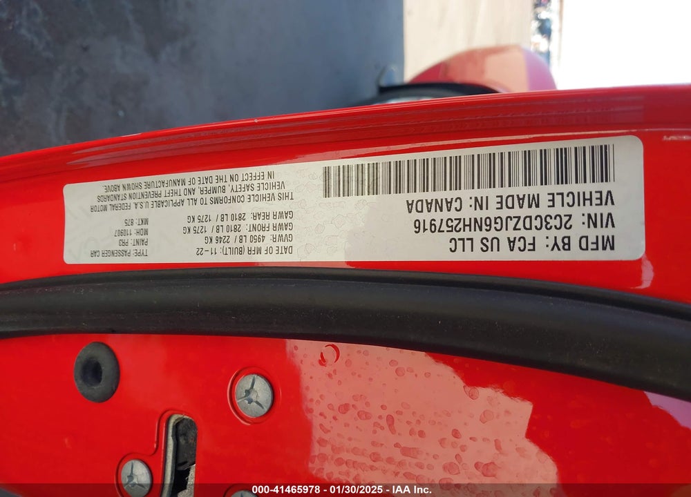 2022 DODGE CHALLENGER GT VIN: 2C3CDZJG6NH257916