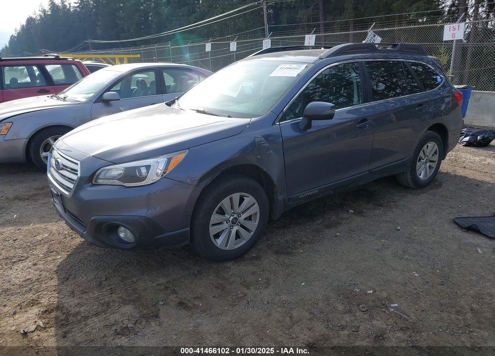 2016 SUBARU OUTBACK 2.5I PREMIUM VIN: 4S4BSAFC0G3289721