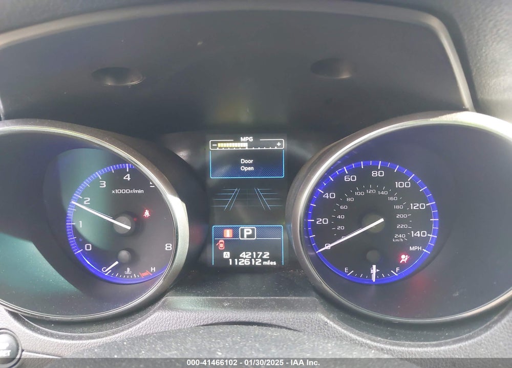2016 SUBARU OUTBACK 2.5I PREMIUM VIN: 4S4BSAFC0G3289721