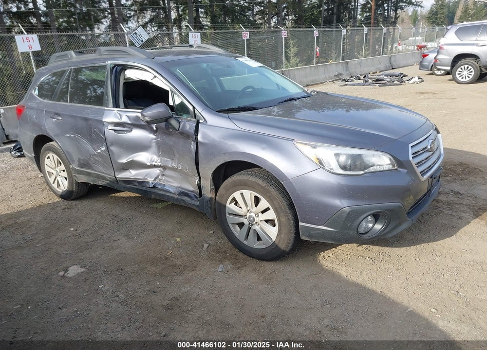 2016 SUBARU OUTBACK 2.5I PREMIUM VIN: 4S4BSAFC0G3289721
