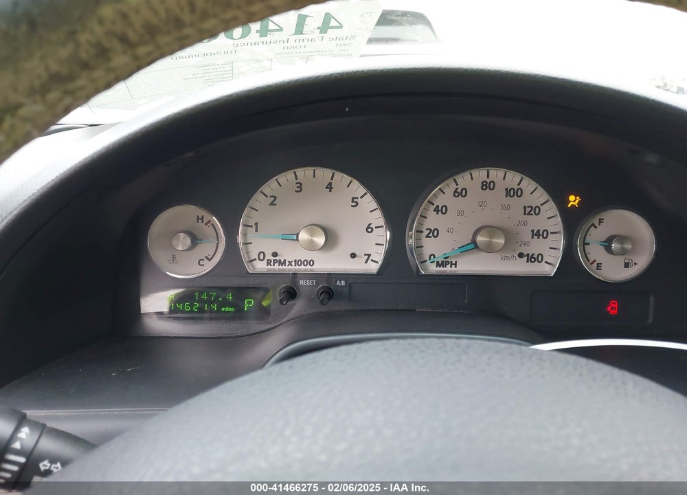 2004 FORD THUNDERBIRD VIN: 1FAHP60A14Y106397