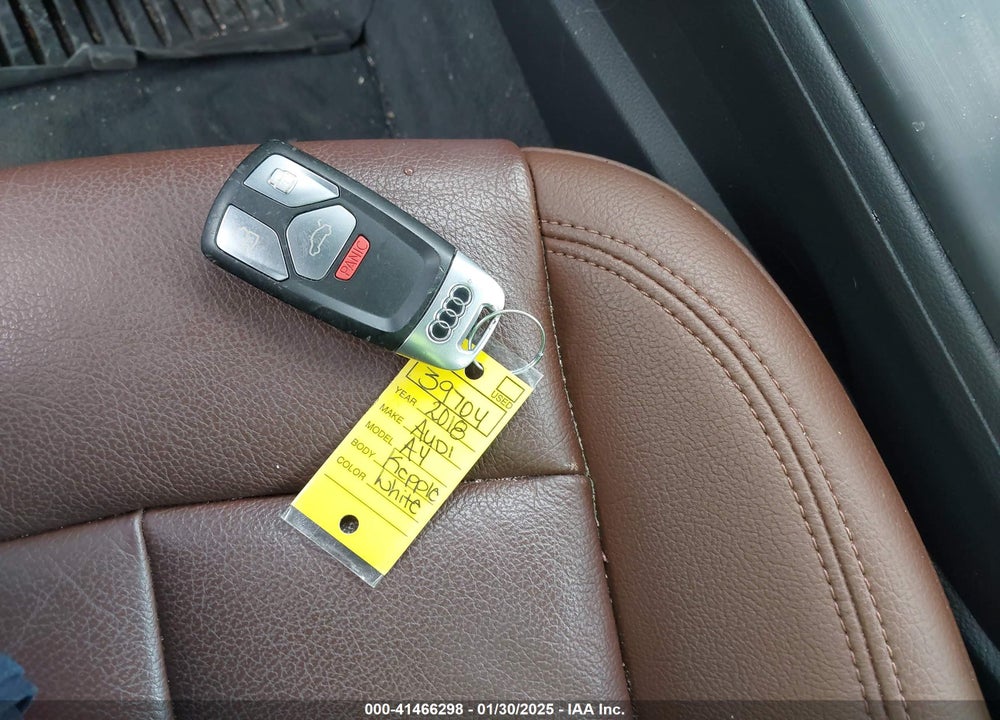 2018 AUDI A4 2.0T TECH ULTRA PREMIUM/2.0T ULTRA PREMIUM VIN: WAUKMAF49JA129098