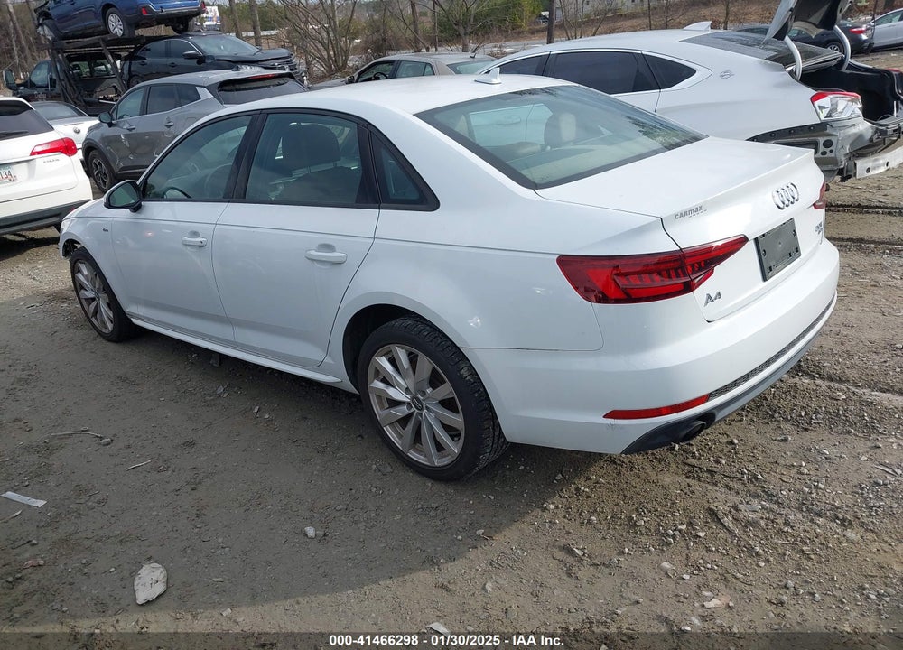 2018 AUDI A4 2.0T TECH ULTRA PREMIUM/2.0T ULTRA PREMIUM VIN: WAUKMAF49JA129098