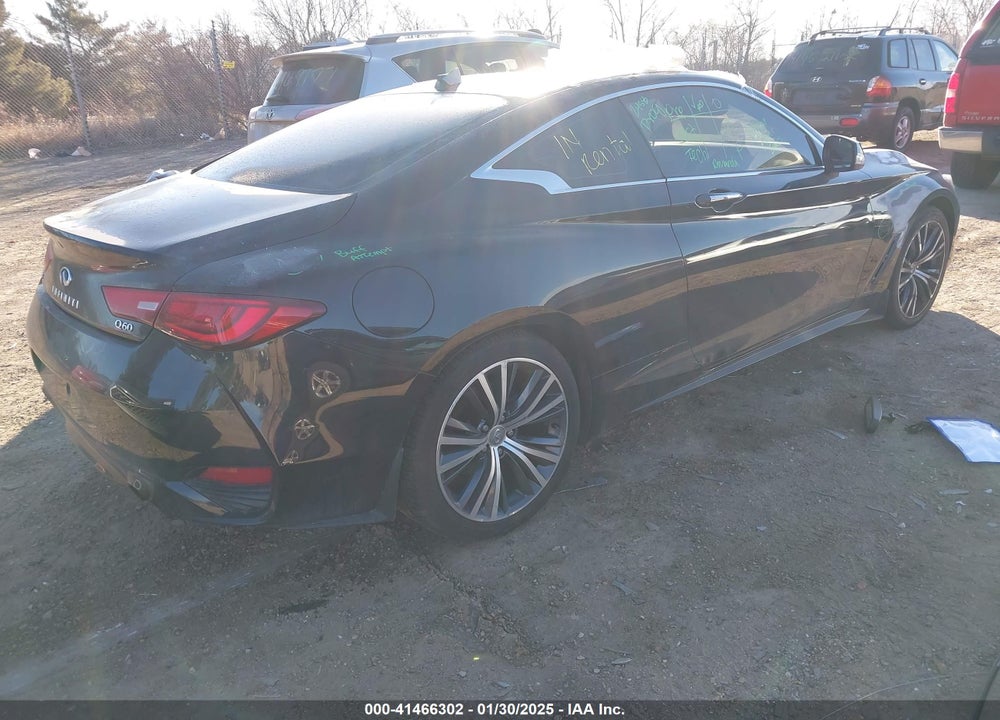 2019 INFINITI Q60 3.0T LUXE VIN: JN1EV7EL7KM291226