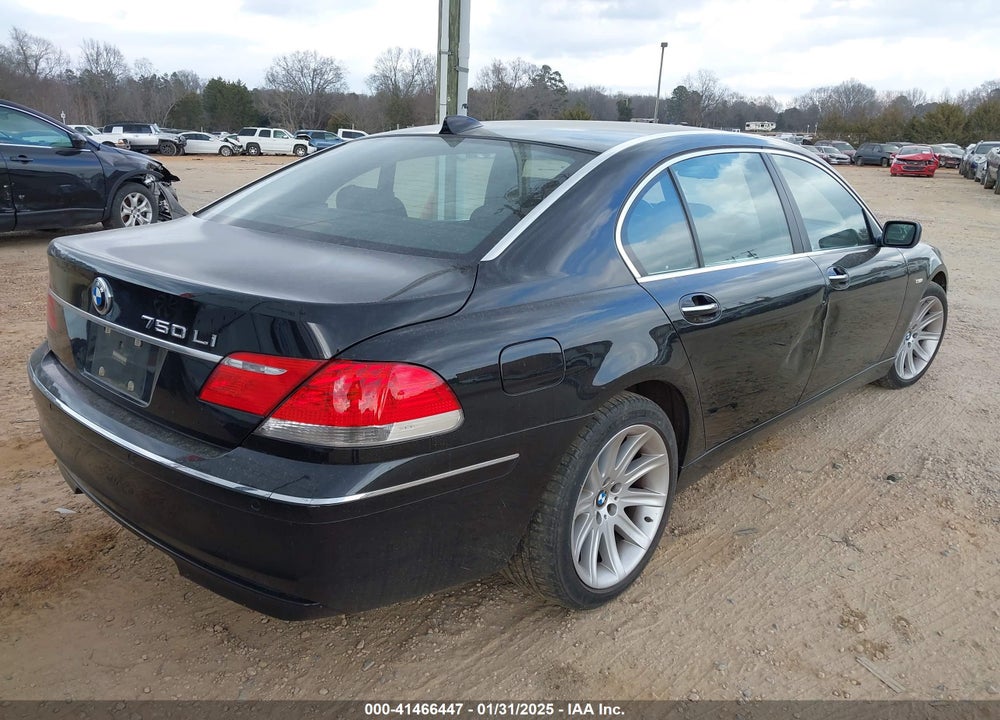 2006 BMW 750LI VIN: WBAHN83546DT59473
