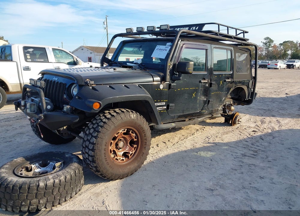2013 JEEP WRANGLER UNLIMITED SPORT VIN: 1C4BJWDG0DL593086
