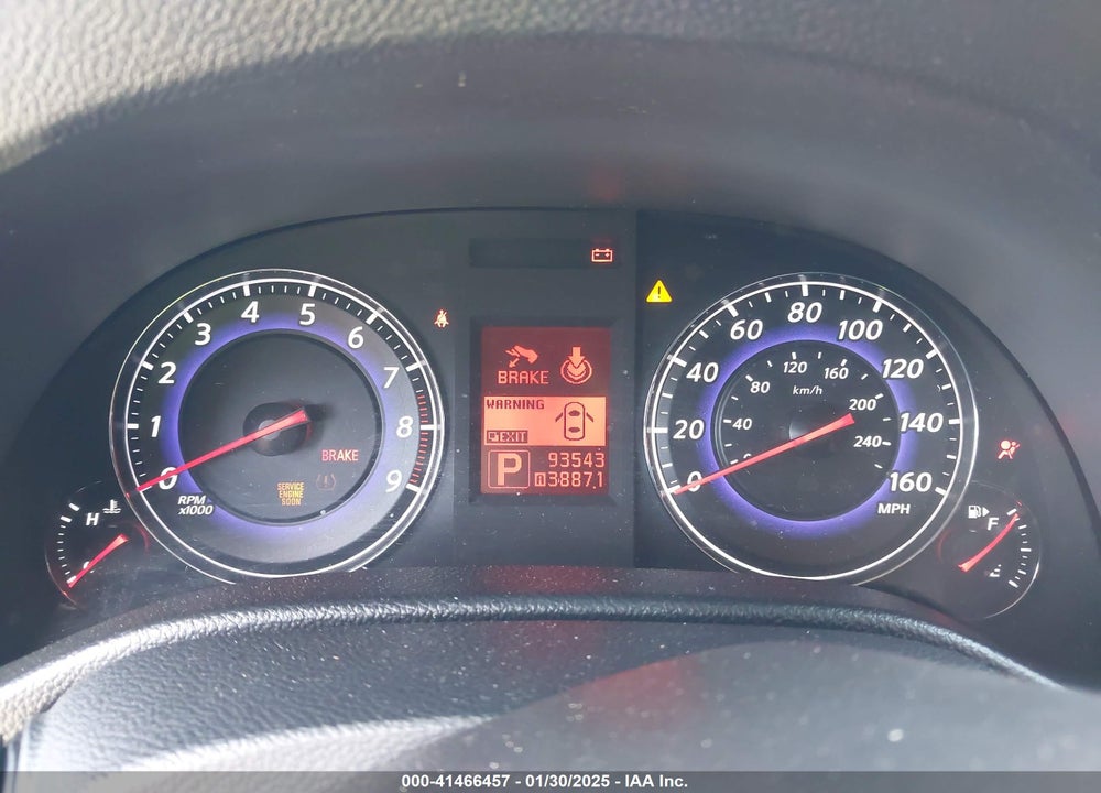 2009 INFINITI G37 JOURNEY VIN: JNKCV64E89M603192