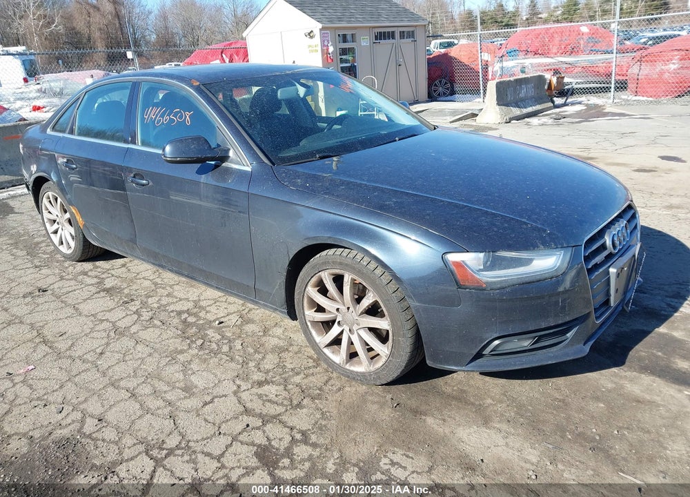 2013 AUDI A4 2.0T PREMIUM VIN: WAUFFAFL8DN007123