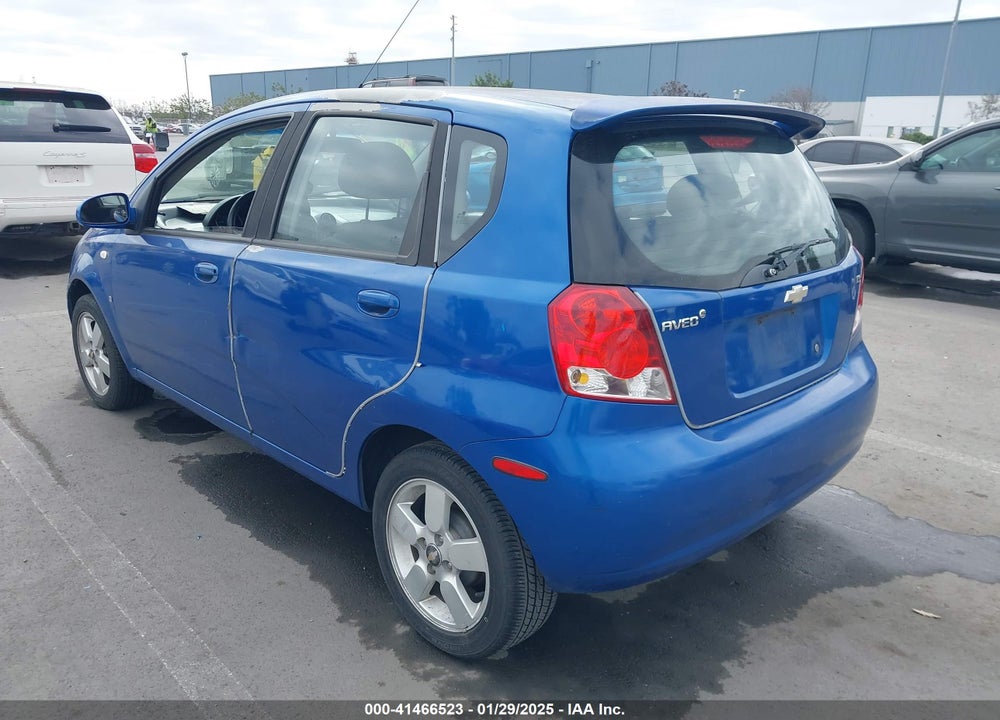 2008 CHEVROLET AVEO 5 VIN: KL1TD66698B037409