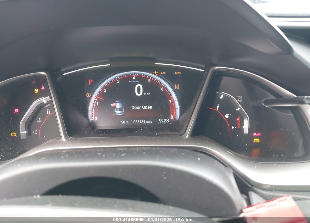 2019 HONDA CIVIC VIN: 2HGFC2F81KH593717