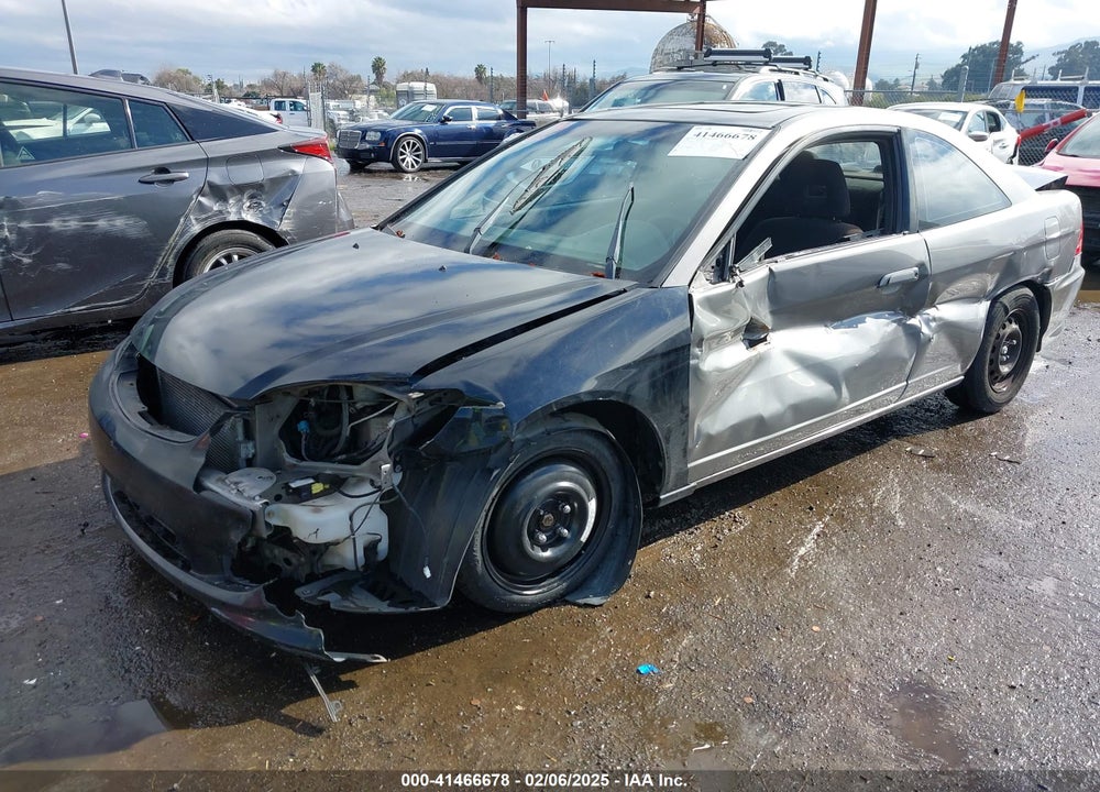 2004 HONDA CIVIC EX VIN: 1HGEM21914L074438