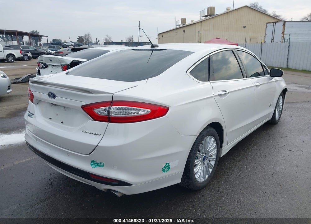 2014 FORD FUSION ENERGI TITANIUM VIN: 3FA6P0SU0ER164187
