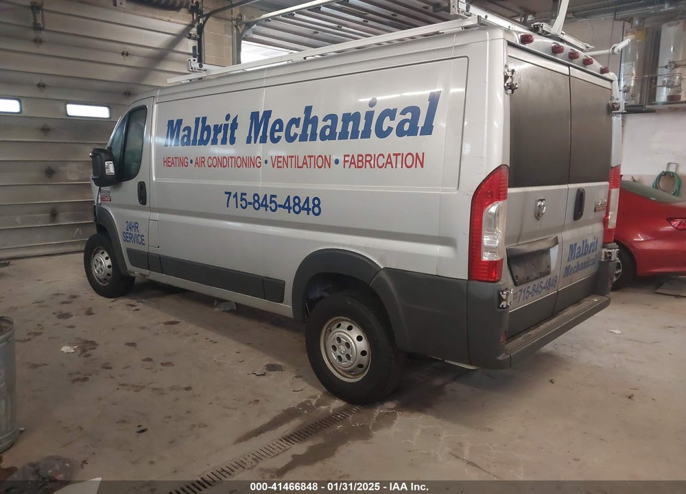 2016 RAM PROMASTER 1500 LOW ROOF VIN: 3C6TRVAG0GE130624