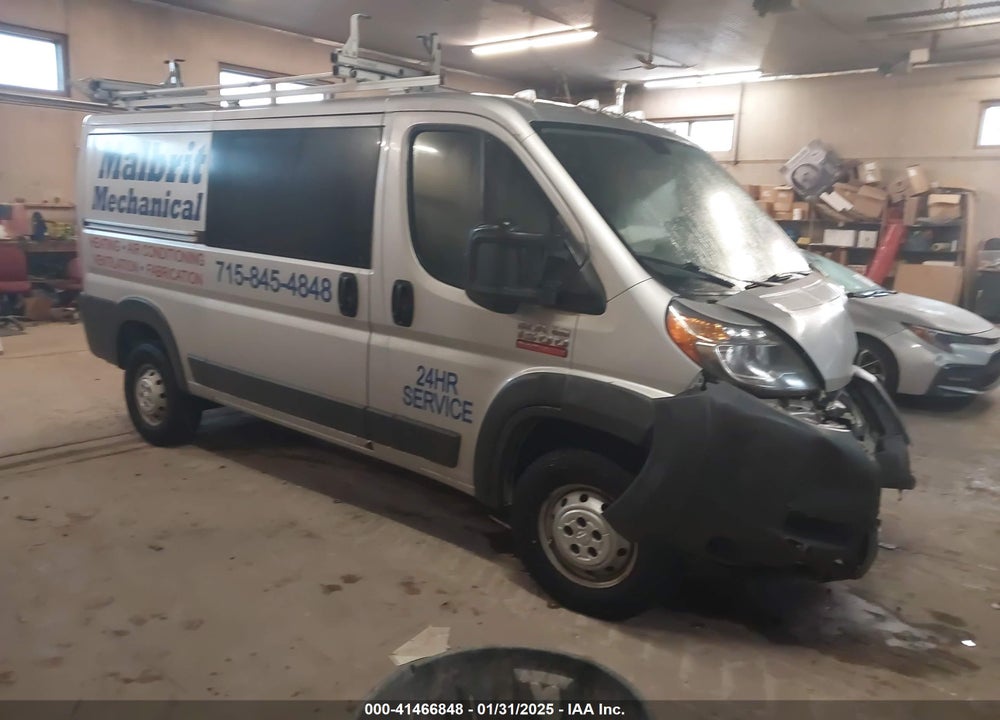 2016 RAM PROMASTER 1500 LOW ROOF VIN: 3C6TRVAG0GE130624