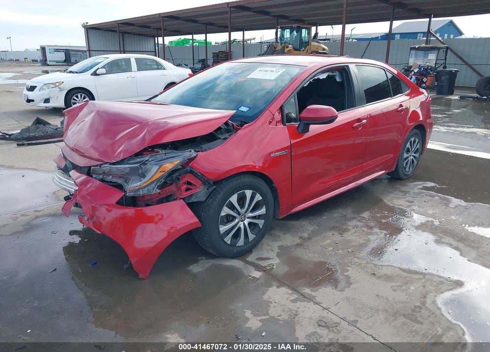 2021 TOYOTA COROLLA HYBRID LE VIN: JTDEAMDE6MJ030958